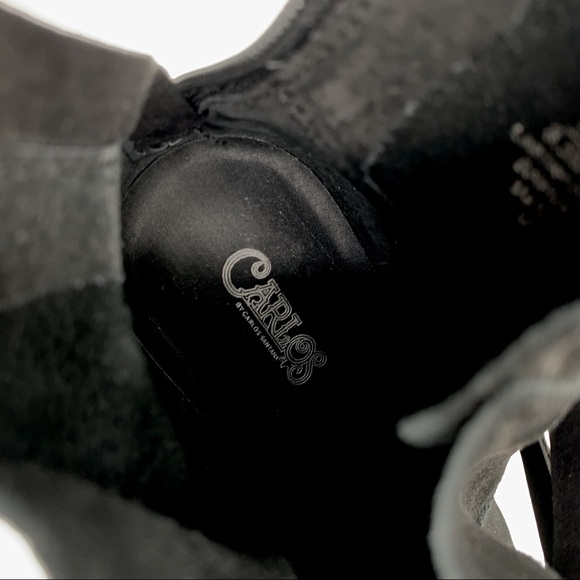 Black Suede Carlos Santana Boots - Picture 8 of 8